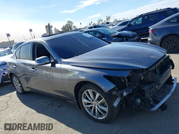 2017 Infiniti Q50 Signature Edition with VIN JN1EV7APXHM742747, listed as a IAAI auction lot 41278752 with 49,739 mi miles and . Bid and sale history available at DreamBid. Image 12.