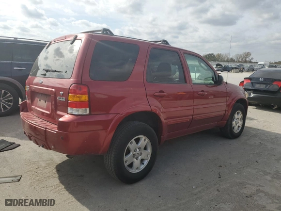 2007 Ford Escape Limited with VIN 1FMCU04117KA67060, listed as a Copart auction lot 78169454 with 134,663 mi miles and Salvage Title. Bid and sale history available at carsss.com. Image 3.