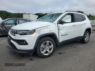 2024 Jeep Compass Latitude с VIN 3C4NJDBN0RT607051, выставлен на аукционе Copart как лот 64187765 с пробегом 26 105 миль миль и На запчасти • Non repairable. История ставок и продаж доступна на DreamBid. Изображение 1.
