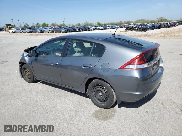 2012 Honda Insight LX with VIN JHMZE2H52CS004465, listed as a Copart auction lot 53211725 with Not provided miles and Salvage title. Bid and sale history available at DreamBid. Image 2.