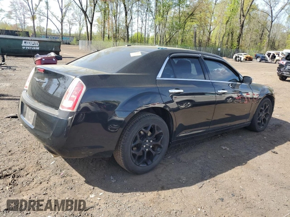 2013 Chrysler 300 with VIN 2C3CCAKT8DH523791, listed as a Copart auction lot 54598405 with Not Provided miles and Salvage Title. Bid and sale history available at carsss.com. Image 3.