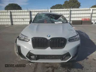 2023 BMW X4 M with VIN 5YM23EC00P9S11365, listed as a Copart auction lot 83022114 with 15,151 mi miles and Non Repairable. Bid and sale history available at carsss.com. Image 5.