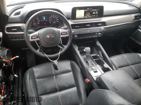 2020 Kia Telluride EX with VIN 5XYP34HCXLG071703, listed as a Copart auction lot 51601905 with 76,529 mi miles and Salvage Title. Bid and sale history available at DreamBid. Image 8.