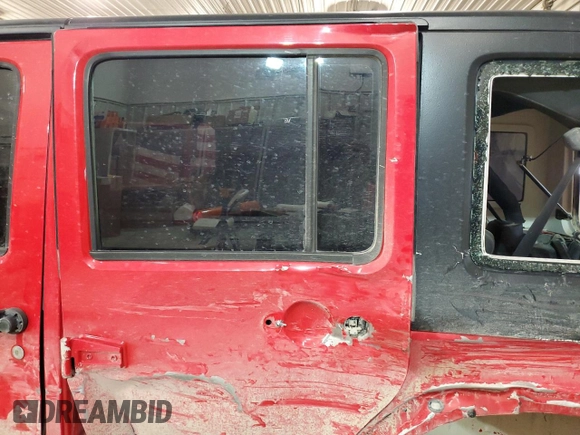 2016 Jeep Wrangler Unlimited Sport RHD with VIN 1C4BJWKG4GL277259, listed as a Copart auction lot 87713635 with 221,120 mi miles and Salvage title. Bid and sale history available at DreamBid. Image 11.