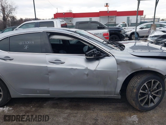2017 Acura TLX V6 w/Technology Pkg with VIN 19UUB2F52HA007064, listed as a IAAI auction lot 41270624 with 55,509 mi miles. Bid and sale history available at carsss.com. Image 19.