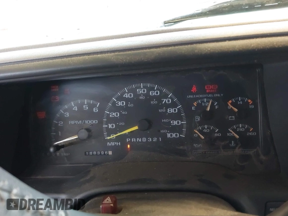 1998 GMC Yukon with VIN 1GKEK13R7WJ700881, listed as a IAAI auction lot 41507538 with 188,396 mi miles. Bid and sale history available at carsss.com. Image 7.