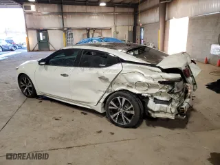 2017 Nissan Maxima SV with VIN 1N4AA6AP8HC440130, listed as a Copart auction lot 83449764 with 80,323 mi miles and Salvage Title. Bid and sale history available at carsss.com. Image 2.