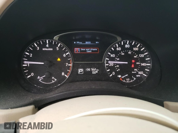 2014 Nissan Pathfinder SL with VIN 5N1AR2MM5EC607497, listed as a Copart auction lot 47572845 with 136,762 mi miles and Salvage title. Bid and sale history available at DreamBid. Image 9.