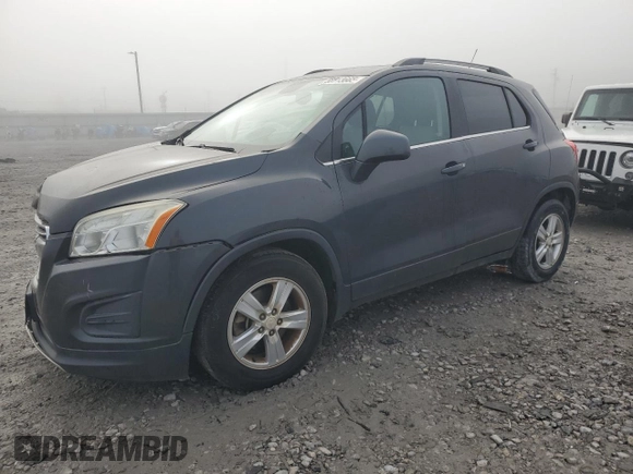 2016 Chevrolet Trax LT with VIN 3GNCJLSBXGL150650, listed as a Copart auction lot 50513665 with 98,964 mi miles and Salvage Title. Bid and sale history available at carsss.com. Image 1.