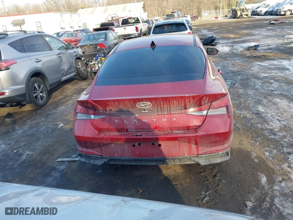 2023 Hyundai Elantra SEL with VIN KMHLM4AG1PU416433, listed as a IAAI auction lot 41360556 with 33,812 mi miles. Bid and sale history available at carsss.com. Image 16.