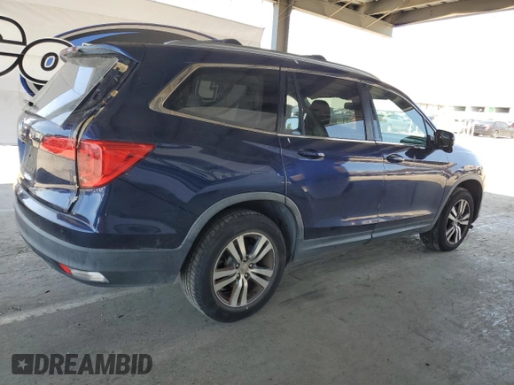 2016 Honda Pilot EX-L with VIN 5FNYF5H74GB002619, listed as a Copart auction lot 55761195 with 182,407 mi miles and Salvage title. Bid and sale history available at DreamBid. Image 3.