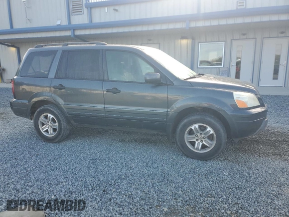 2005 Honda Pilot EX-L z VIN 2HKYF18705H564606, wystawiony jako Copart lot #55747785 z przebiegiem 272 432 mil mil oraz Szkoda całkowita • Salvage title. Historia ofert i sprzedaży dostępna na DreamBid. Obrazek 4.