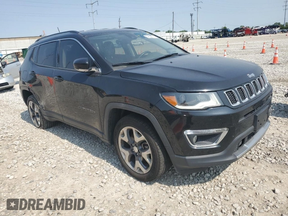 2018 Jeep Compass Limited z VIN 3C4NJDCB5JT341499, wystawiony jako Copart lot #59338715 z przebiegiem 131 149 mil mil oraz Szkoda całkowita • Salvage title. Historia ofert i sprzedaży dostępna na DreamBid. Obrazek 4.