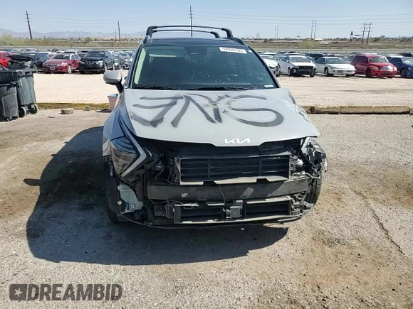 2023 Kia Sportage SX-Prestige with VIN 5XYK53AF1PG081609, listed as a Copart auction lot 59998705 with 91,379 mi miles and Salvage title. Bid and sale history available at DreamBid. Image 14.