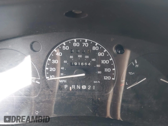 2000 Ford Ranger XL with VIN 1FTYR14VXYTA57062, listed as a IAAI auction lot 42019991 with 191,664 mi miles. Bid and sale history available at carsss.com. Image 7.