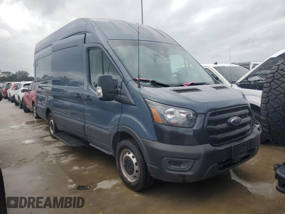 2020 Ford Transit Cargo with VIN 1FTBR3X83LKA47916, listed as a Copart auction lot 74436924 with Not Provided miles and Salvage Title. Bid and sale history available at DreamBid. Image 4.