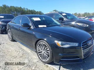 2016 Audi A6 3.0T Premium Plus with VIN WAUFGAFC9GN004863, listed as a IAAI auction lot 41822157 with 126,055 mi miles. Bid and sale history available at carsss.com. Image 1.
