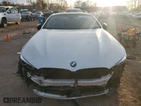 2019 BMW 8 Series M850i xDrive with VIN WBABC4C59KBU96564, listed as a Copart auction lot 79454194 with Not Provided miles and Salvage Title. Bid and sale history available at carsss.com. Image 5.