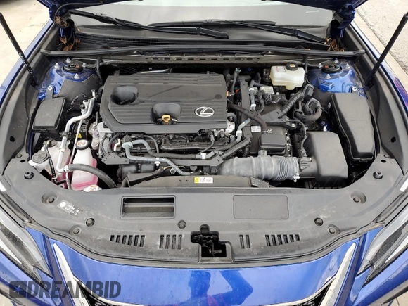 2022 Lexus ES 300h F Sport with VIN 58AGA1C12NU017408, listed as a Copart auction lot 74771444 with 11,885 mi miles and Salvage title. Bid and sale history available at DreamBid. Image 11.