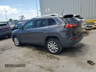 2014 Jeep Cherokee Limited with VIN 1C4PJLDB1EW154245, listed as a Copart auction lot 54428845 with 122,370 mi miles and Salvage Title. Bid and sale history available at DreamBid. Image 2.