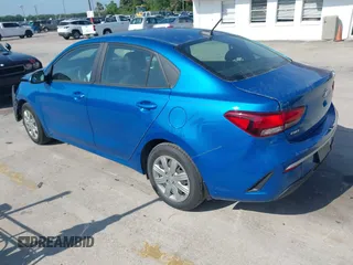 2021 Kia Rio S with VIN 3KPA24AD5ME392302, listed as a IAAI auction lot 41925903 with 14,226 mi miles and . Bid and sale history available at DreamBid. Image 3.