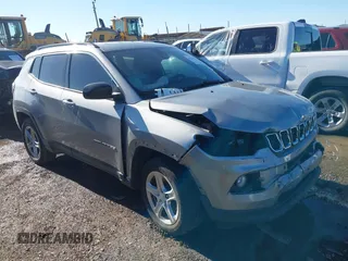 2023 Jeep Compass Latitude with VIN 3C4NJDBN5PT540587, listed as a IAAI auction lot 41214077 with 35,887 mi miles and . Bid and sale history available at DreamBid. Image 1.