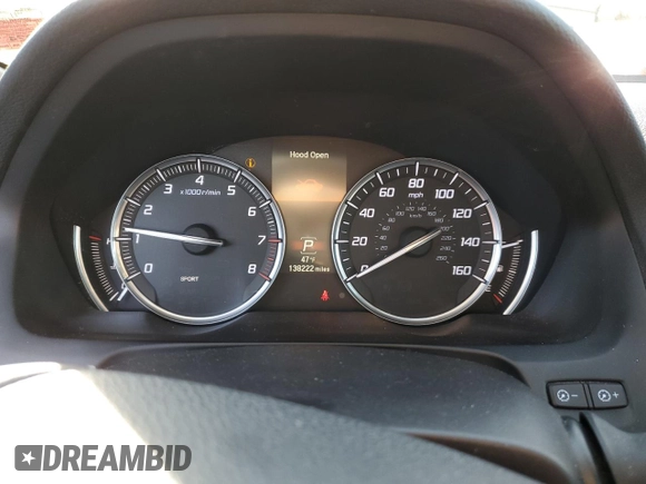2015 Acura TLX Tech with VIN 19UUB1F55FA020902, listed as a Copart auction lot 78410113 with 138,222 mi miles. Bid and sale history available at carsss.com. Image 9.