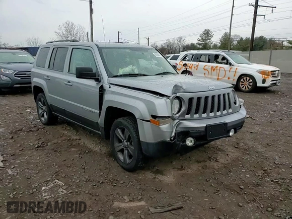 2015 Jeep Patriot High Altitude with VIN 1C4NJRFB2FD245075, listed as a Copart auction lot 46988625 with 103,443 mi miles and Salvage Title. Bid and sale history available at carsss.com. Image 11.