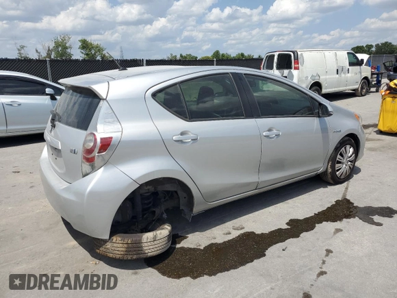 2012 Toyota Prius One with VIN JTDKDTB33C1502943, listed as a Copart auction lot 55068705 with 151,668 mi miles and Clean Title. Bid and sale history available at carsss.com. Image 3.