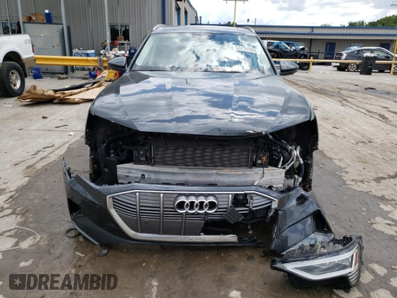 2019 Audi e-tron Premium Plus with VIN WA1LAAGE7KB024699, listed as a Copart auction lot 53759883 with 19,340 mi miles. Bid and sale history available at carsss.com. Image 5.