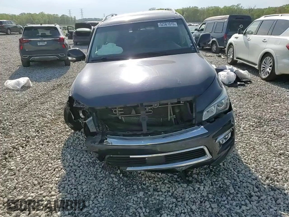 2015 Infiniti QX80 with VIN JN8AZ2NF6F9574713, listed as a Copart auction lot 52561015 with Not provided miles and Salvage title. Bid and sale history available at DreamBid. Image 12.
