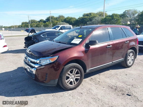 2012 Ford Edge SE with VIN 2FMDK3GC9CBA44557, listed as a IAAI auction lot 41680105 with 128,100 mi miles. Bid and sale history available at carsss.com. Image 2.