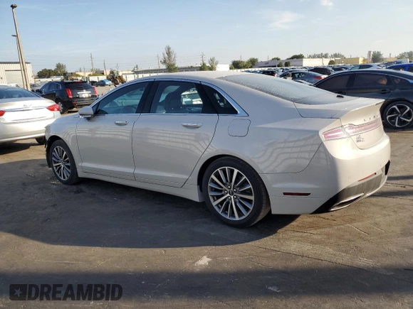2019 Lincoln MKZ Standard with VIN 3LN6L5A91KR619149, listed as a Copart auction lot 42225465 with 46,869 mi miles and Salvage Title. Bid and sale history available at carsss.com. Image 2.