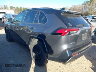 2020 Toyota RAV4 Hybrid XSE with VIN JTME6RFV5LD502382, listed as a IAAI auction lot 41832450 with 55,726 mi miles. Bid and sale history available at carsss.com. Image 3.