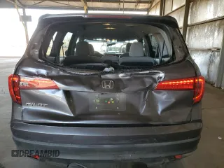 2016 Honda Pilot LX with VIN 5FNYF5H12GB019365, listed as a Copart auction lot 45797055 with 232,647 mi miles and Salvage Title. Bid and sale history available at DreamBid. Image 6.