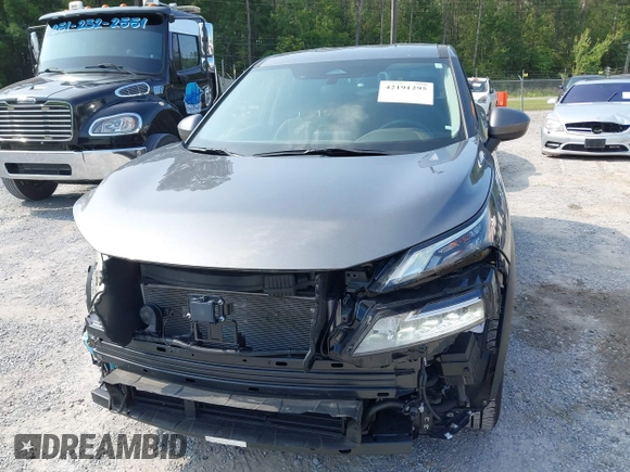 2023 Nissan Rogue SV with VIN 5N1BT3BB1PC924676, listed as a IAAI auction lot 42191295 with 38,351 mi miles and . Bid and sale history available at DreamBid. Image 12.