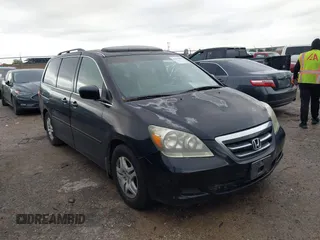 2007 Honda Odyssey EX-L with VIN 5FNRL38737B068886, listed as a IAAI auction lot 42169653 with 180,337 mi miles. Bid and sale history available at carsss.com. Image 1.