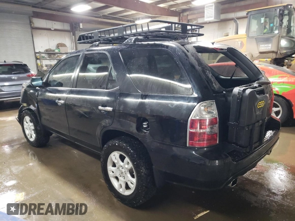 2005 Acura MDX Touring with VIN 2HNYD18915H521466, listed as a Copart auction lot 87730455 with 182,893 mi miles and Salvage Title. Bid and sale history available at carsss.com. Image 2.