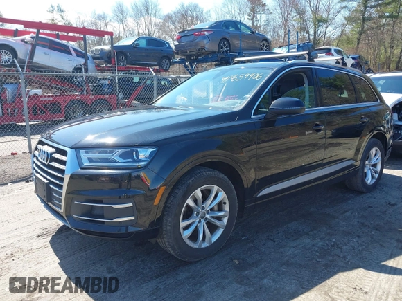 2017 Audi Q7 Premium Plus with VIN WA1LAAF71HD014251, listed as a IAAI auction lot 41859906 with 128,789 mi miles. Bid and sale history available at carsss.com. Image 17.