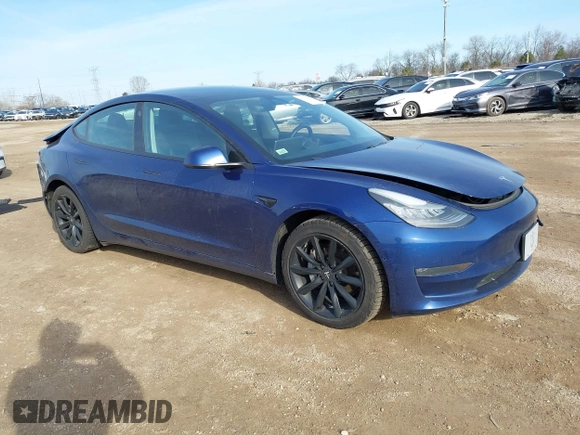 2019 Tesla Model 3 Long Range with VIN 5YJ3E1EB3KF408270, listed as a IAAI auction lot 41773713 with 78,519 mi miles. Bid and sale history available at carsss.com. Image 1.
