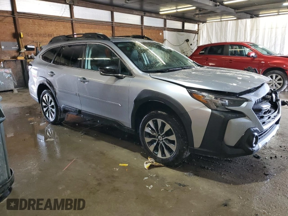 2024 Subaru Outback Limited с VIN 4S4BTANC7R3246897, выставлен на аукционе Copart как лот 58748405 с пробегом 9 066 миль миль и Списание • Salvage title. История ставок и продаж доступна на DreamBid. Изображение 4.