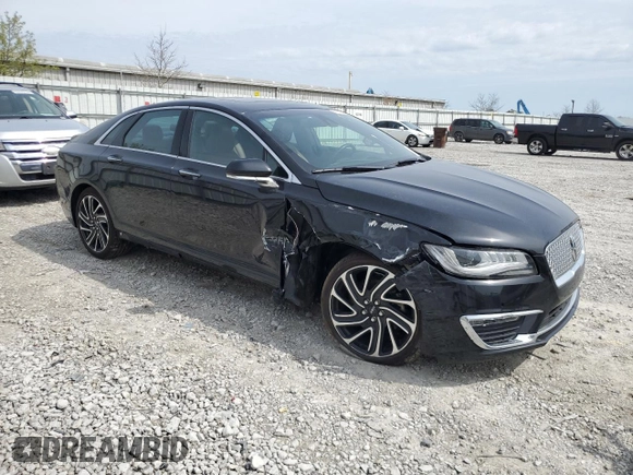 2020 Lincoln MKZ Hybrid Reserve with VIN 3LN6L5LU8LR611648, listed as a Copart auction lot 53107155 with 22,485 mi miles and Salvage title. Bid and sale history available at DreamBid. Image 4.