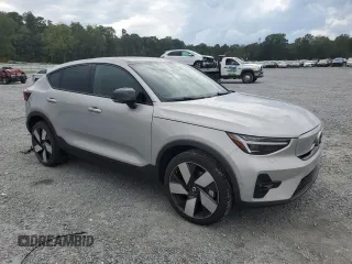2023 Volvo C40 Recharge Pure Electric Ultimate with VIN YV4ED3GM8P2052766, listed as a Copart auction lot 72587604 with 42,283 mi miles and Salvage Title. Bid and sale history available at carsss.com. Image 4.