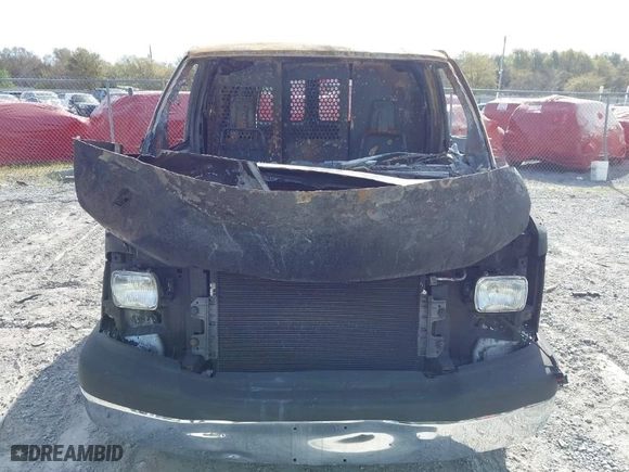 2008 Chevrolet Express Cargo Van with VIN 1GCFG15X381178606, listed as a IAAI auction lot 41903651 with 1 mi miles. Bid and sale history available at carsss.com. Image 6.