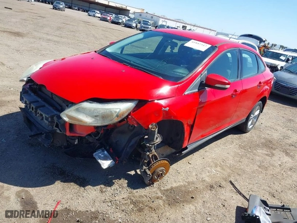 2014 Ford Focus SE with VIN 1FADP3F28EL397380, listed as a IAAI auction lot 41847517 with 111,216 mi miles. Bid and sale history available at carsss.com. Image 2.