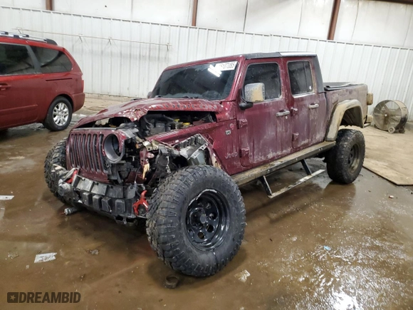 2022 Jeep Gladiator Rubicon with VIN 1C6JJTBM0NL123183, listed as a Copart auction lot 45107085 with 45,926 mi miles and Non Repairable. Bid and sale history available at carsss.com. Image 1.