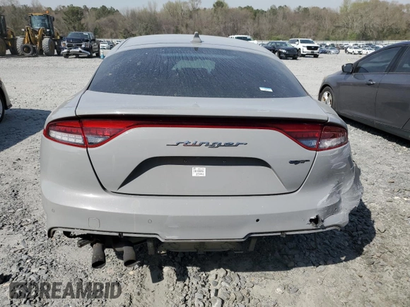 2022 Kia Stinger GT1 with VIN KNAE45LC8N6105917, listed as a Copart auction lot 49444555 with 26,089 mi miles and Salvage Title. Bid and sale history available at DreamBid. Image 6.
