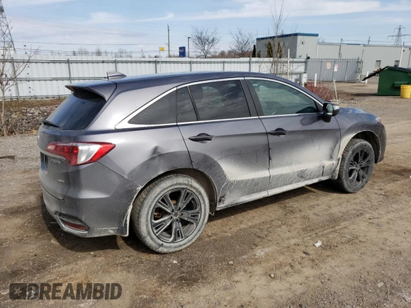 2018 Acura RDX w/Technology Pkg with VIN 5J8TB4H51JL804775, listed as a Copart auction lot 49622025 with 147,886 mi miles and Clean Title. Bid and sale history available at carsss.com. Image 3.