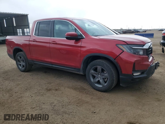 2023 Honda Ridgeline RTL с VIN 5FPYK3F52PB036809, выставлен на аукционе Copart как лот 57237855 с пробегом 40 730 миль миль и Списание • Salvage title. История ставок и продаж доступна на DreamBid. Изображение 4.
