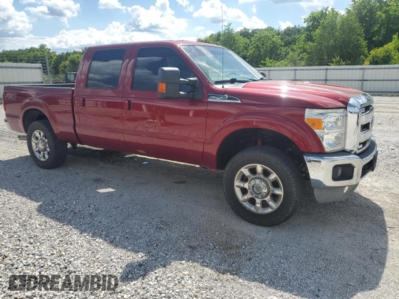 2014 Ford F-250 XL with VIN 1FT7W2B60EEA32273, listed as a Copart auction lot 56717315 with 134,143 mi miles and Salvage title. Bid and sale history available at DreamBid. Image 4.